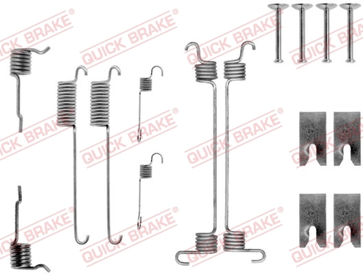 Accessory Kit, brake shoes